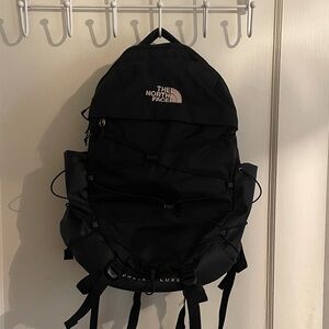 The North Face Women’s Borealis Luxe Backpack, Black/Burnt Coral